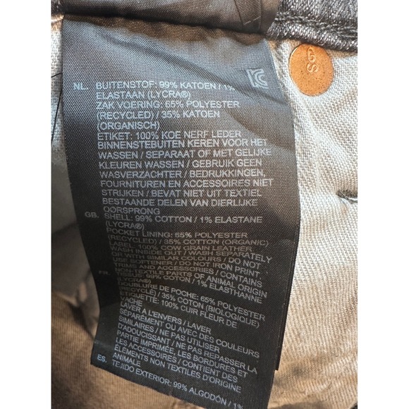 G-Star Raw 3301 Slim Jeans Mens 36x32 (38x30) Grey Stretch Denim Button Fly - Picture 5 of 16